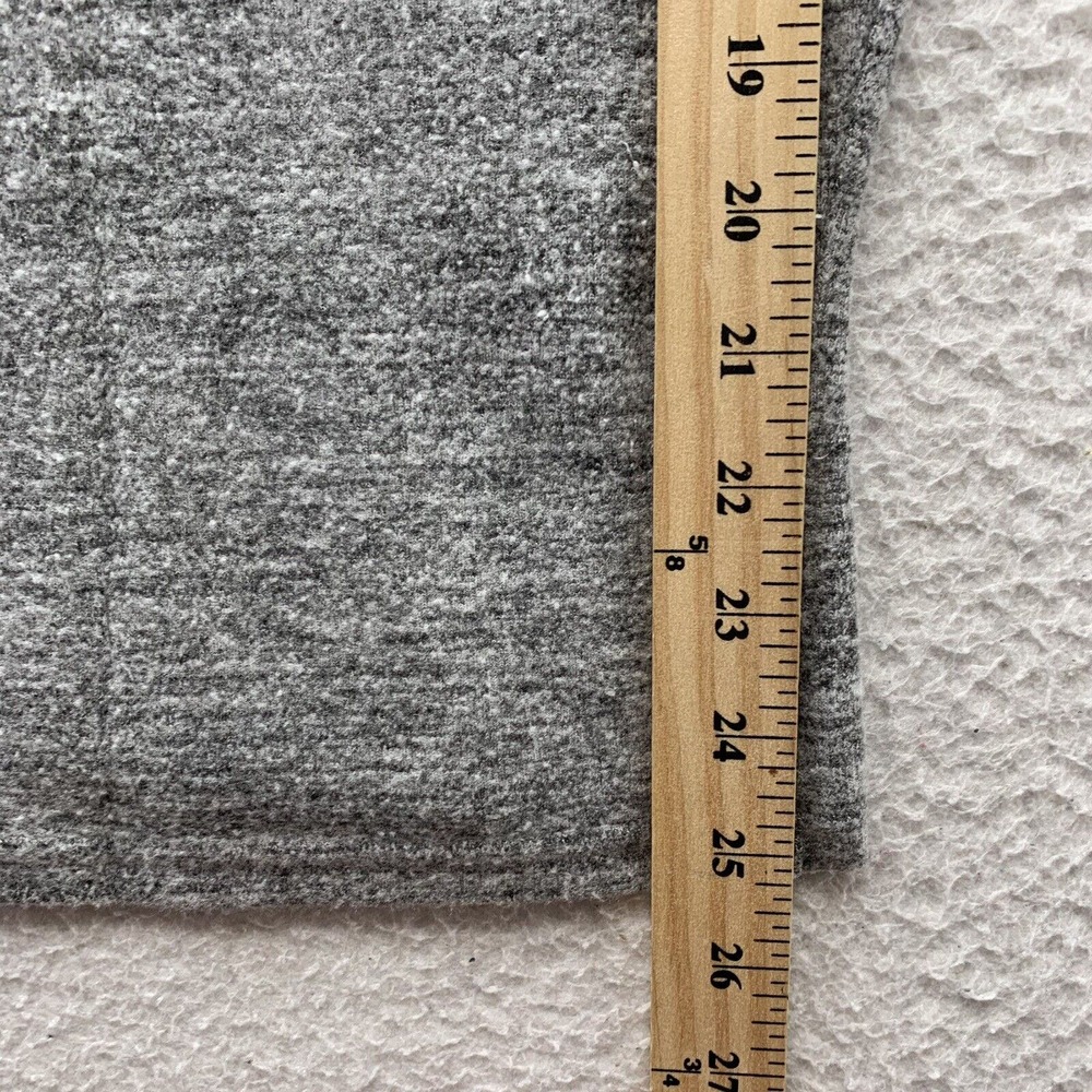 Lucky Brand Sweater Womens Large Heather Gray Relaxed Cowl Neck Soft Thin Preppy - Picture 10 of 16